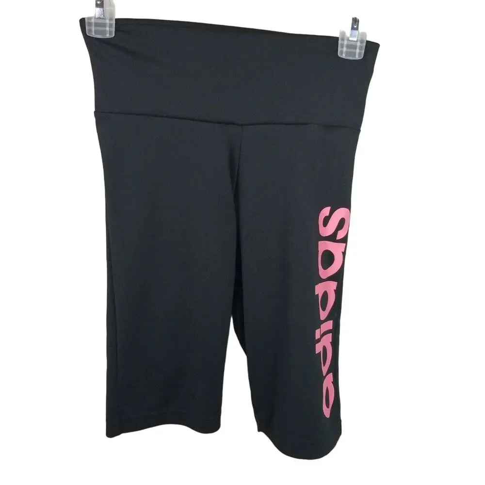 Adidas Womens Bike Shorts XS Designed 2 Move High Rise Athletic Sporty Stretch